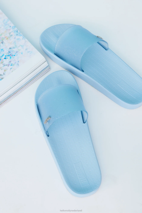 melissa sun zonsondergang glijdt blauwe glitter Hello Molly T6BF9995 schoenen
