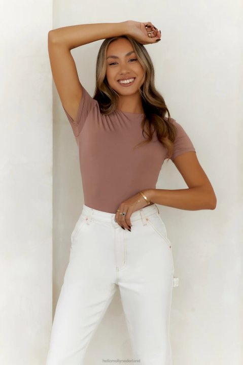 core contour bodysuit mokka Hello Molly T6BF8883 kleding