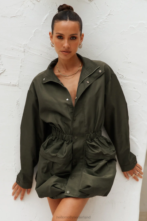 leeuwin quentin parachutejas jungle groen Hello Molly T6BF9351 kleding