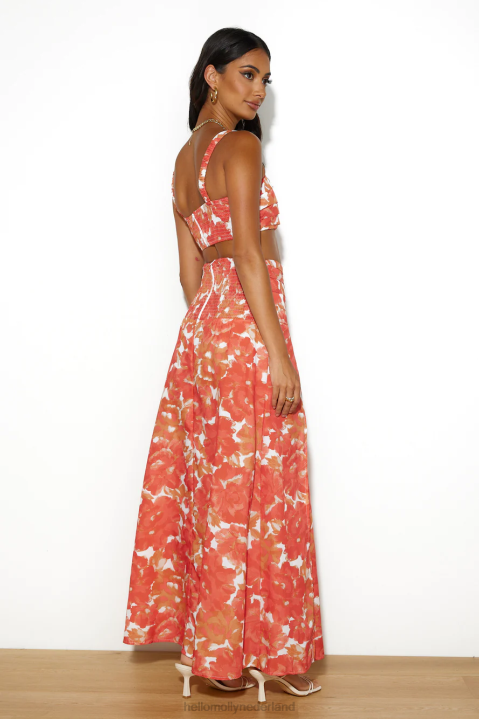 dansen onder de gloed crop top oranje Hello Molly T6BF8761 kleding