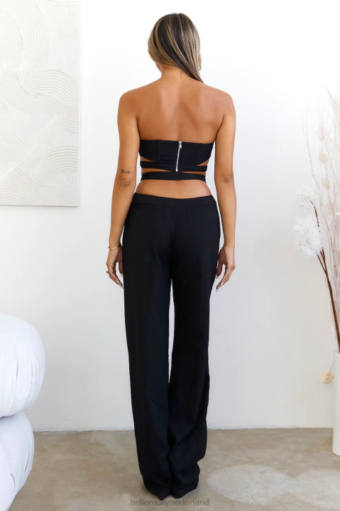 echte extravagantie corset top zwart Hello Molly T6BF8551 kleding