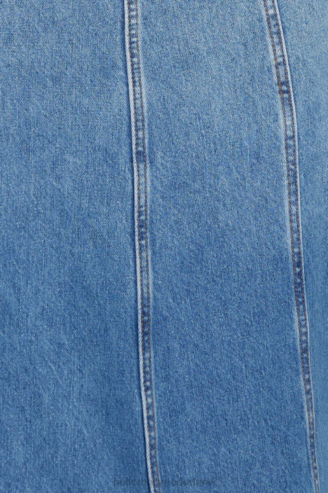 leeuwin after hours korset blauw denim Hello Molly T6BF8733 kleding