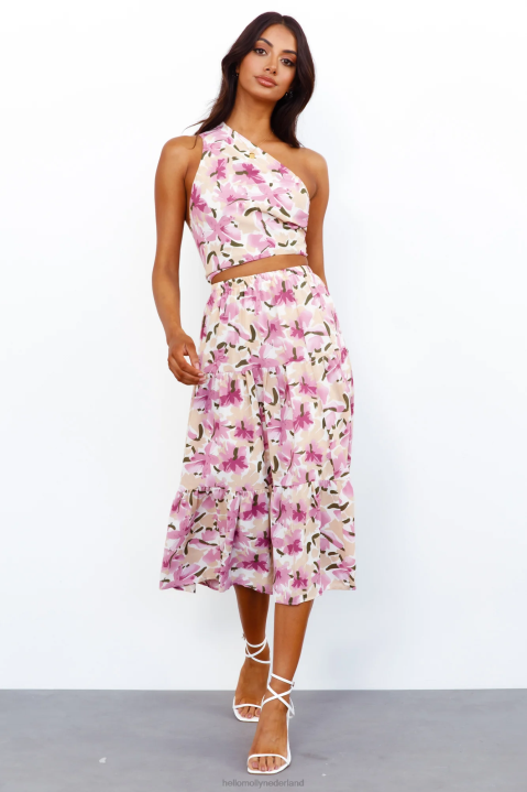 blijf in mijn gedachten, stel bloemen in Hello Molly T6BF8341 kleding