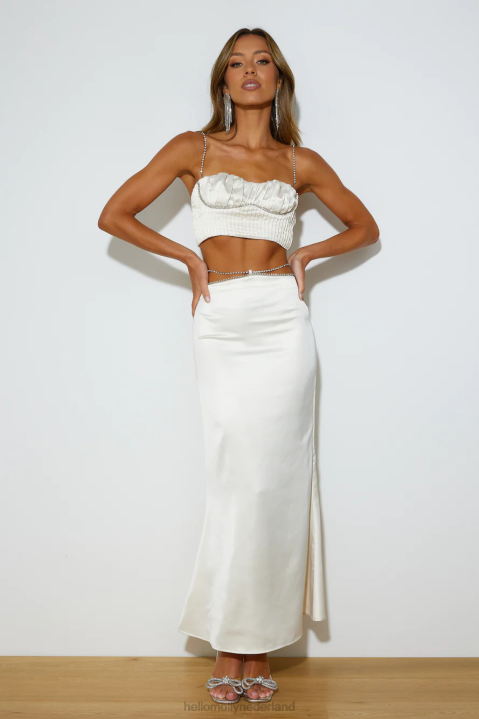 crop top champagne de hoofden doen draaien Hello Molly T6BF8089 kleding