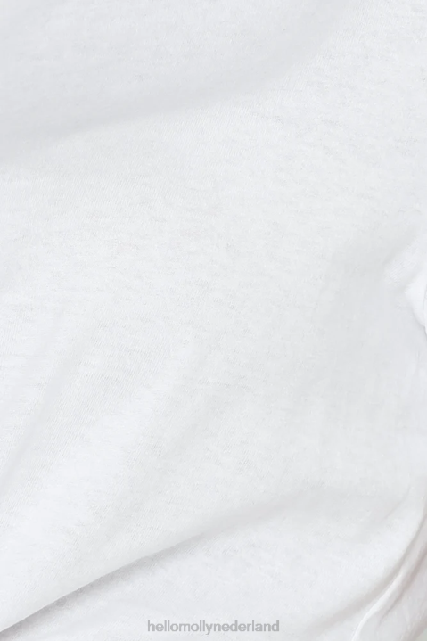 hou van als een gek T-shirt wit Hello Molly T6BF8449 kleding