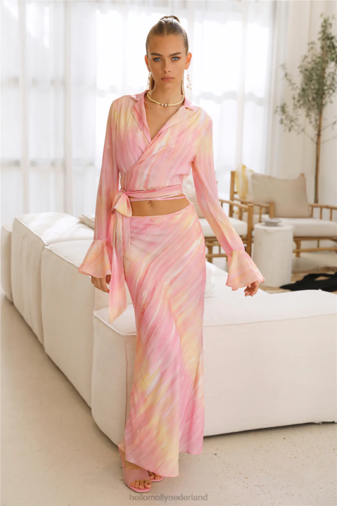 ijskoelset roze Hello Molly T6BF8241 kleding