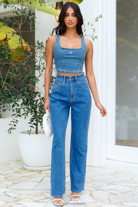 lee monique denim korset denim droom Hello Molly T6BF8175 kleding