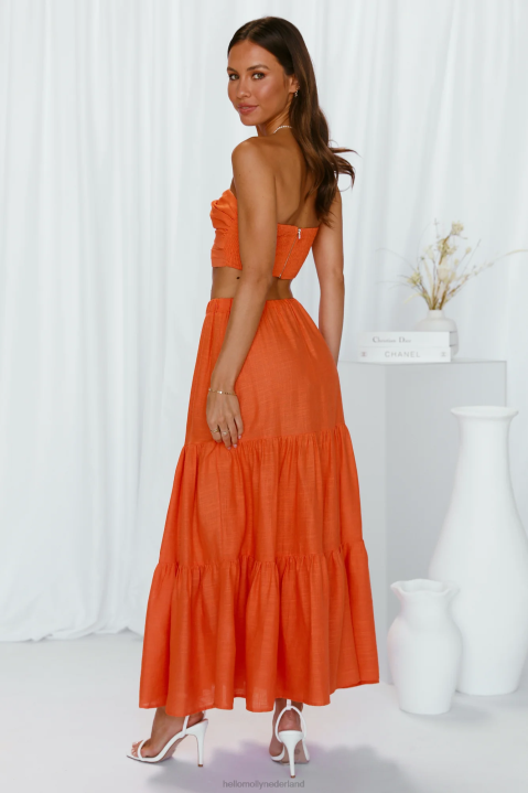 ongeschreven woorden worden oranje Hello Molly T6BF8349 kleding