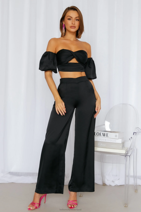 runaway serena top zwart Hello Molly T6BF8379 kleding