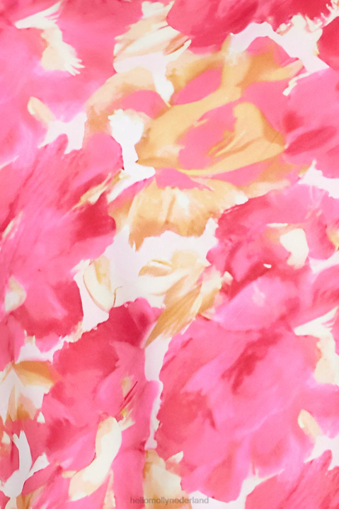 verborgen achter je ogen crop top roze Hello Molly T6BF8151 kleding