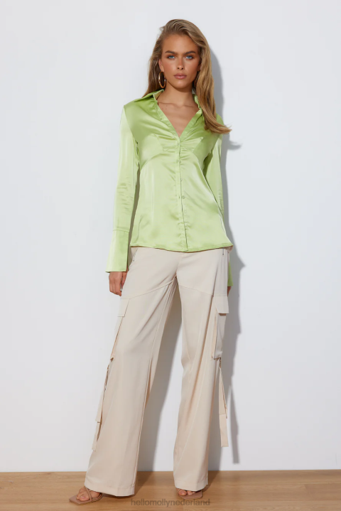 engel energie shirt lichtgroen Hello Molly T6BF9101 kleding