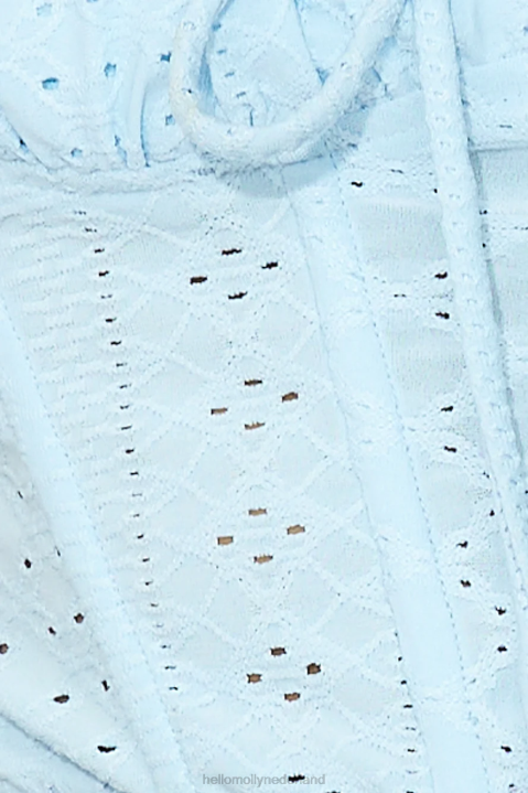 cooler dan je crop top blauw Hello Molly T6BF8875 kleding